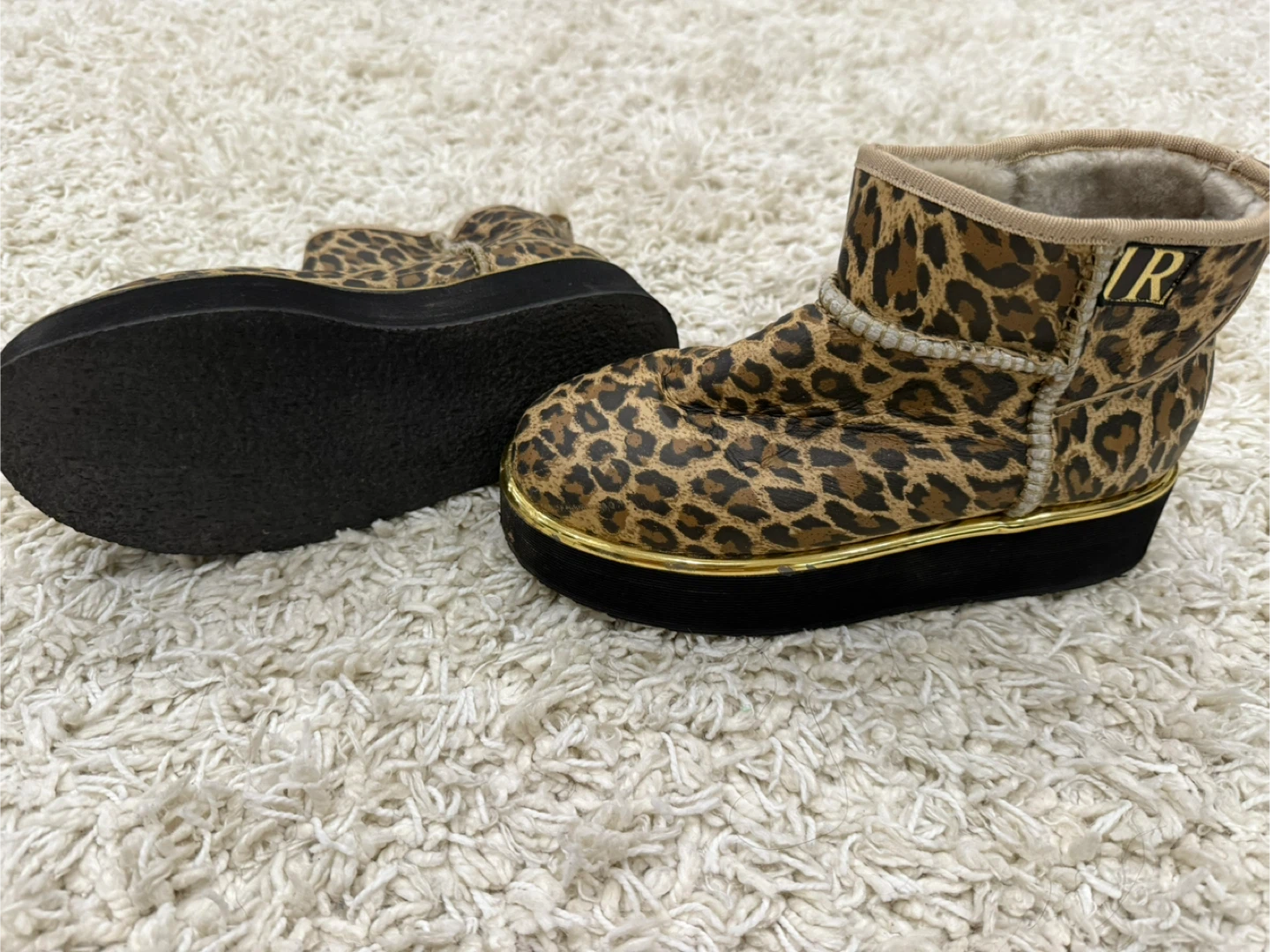 Rinzone Leopard Print Shearling Lined Boots - photo 3