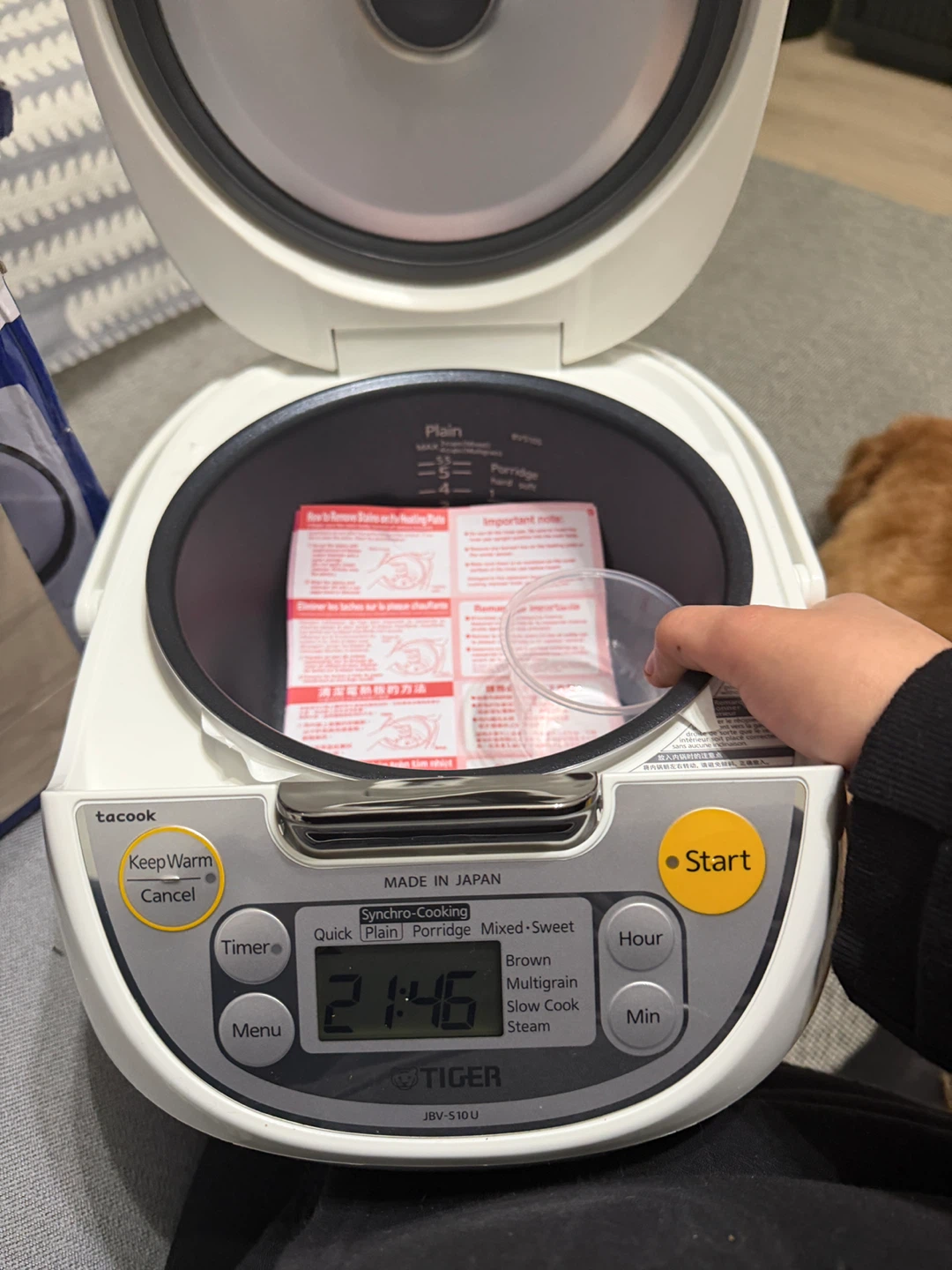 Tiger JBV-S10U Rice Cooker/Warmer