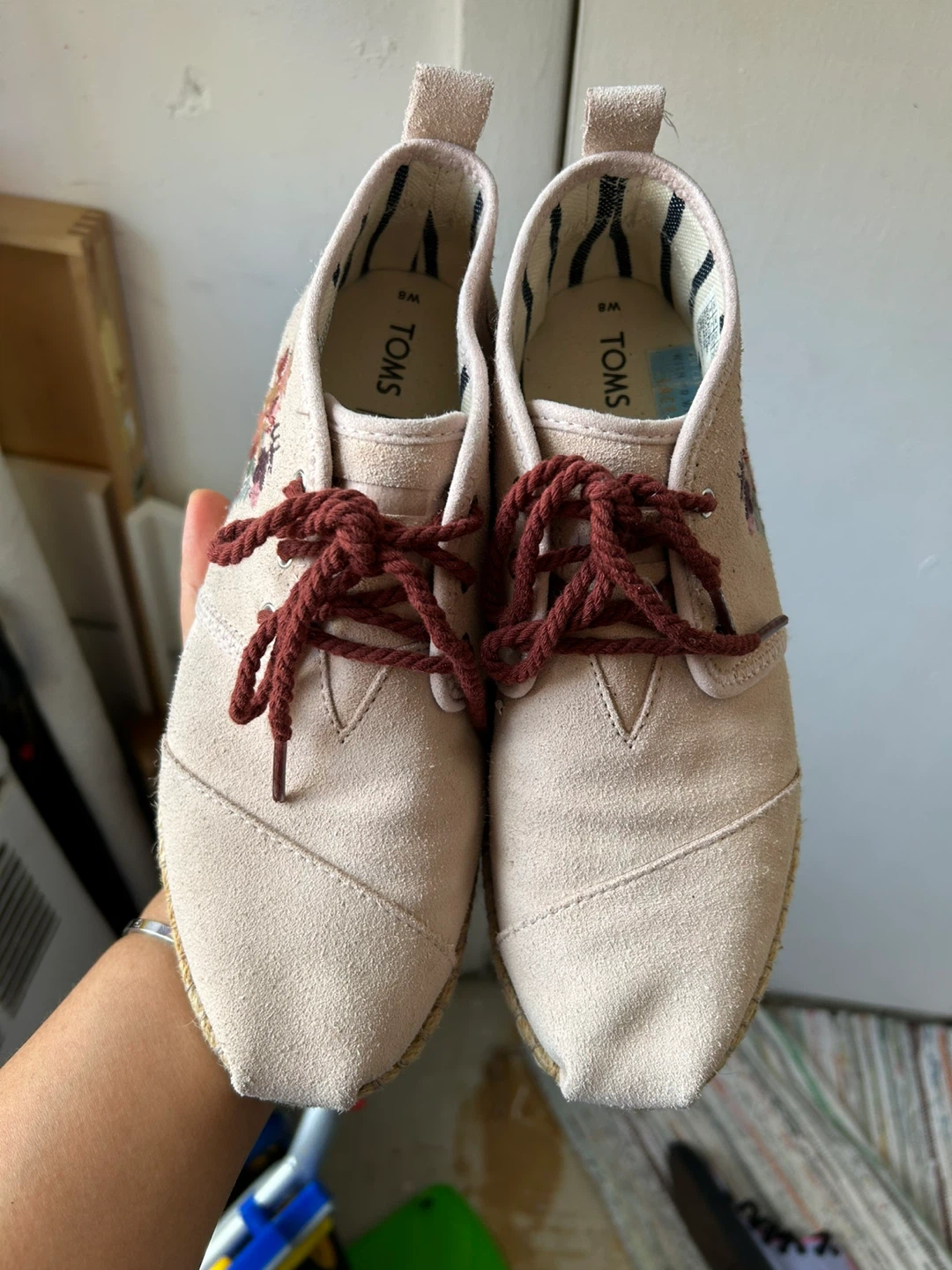 TOMS Embroidery Booties  size - photo 5