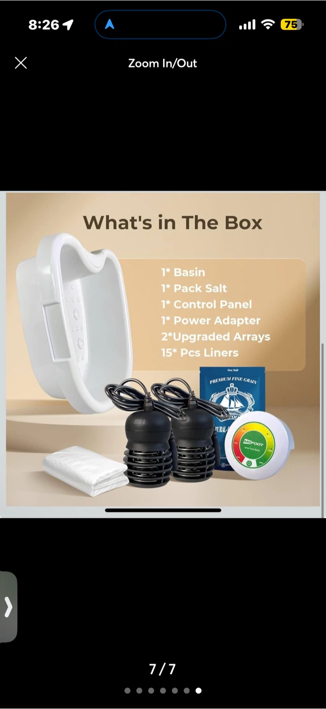 MSFOOT Ionic Foot Bath Detox Machine - photo 5