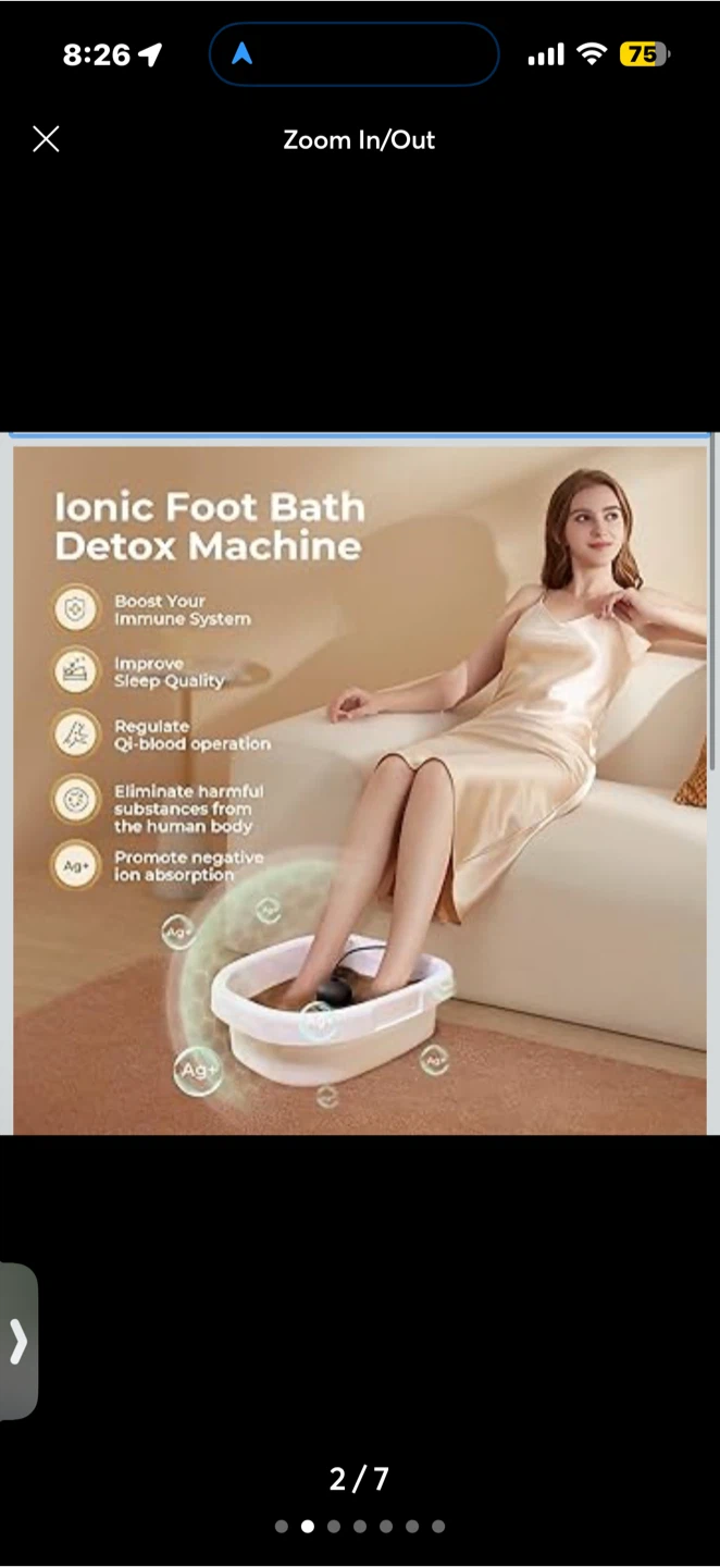 MSFOOT Ionic Foot Bath Detox Machine - photo 2