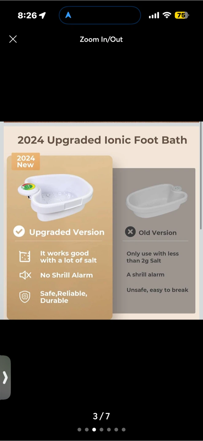 MSFOOT Ionic Foot Bath Detox Machine - photo 3