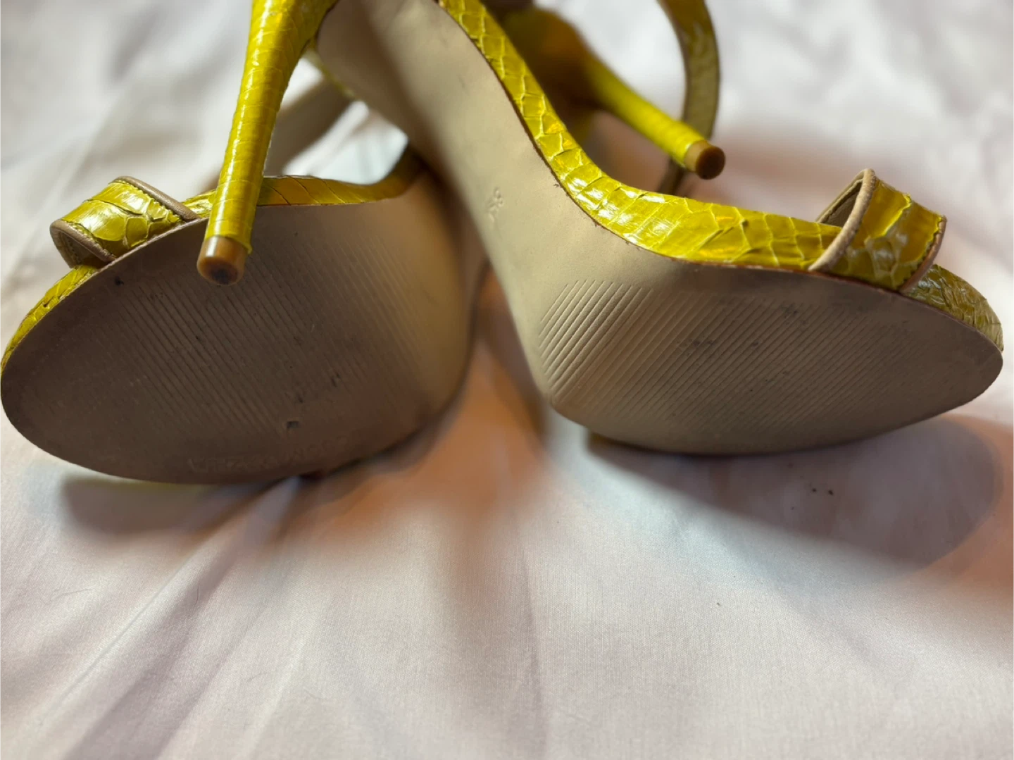 BCBGMAXAZRIA Yellow Stiletto Heels