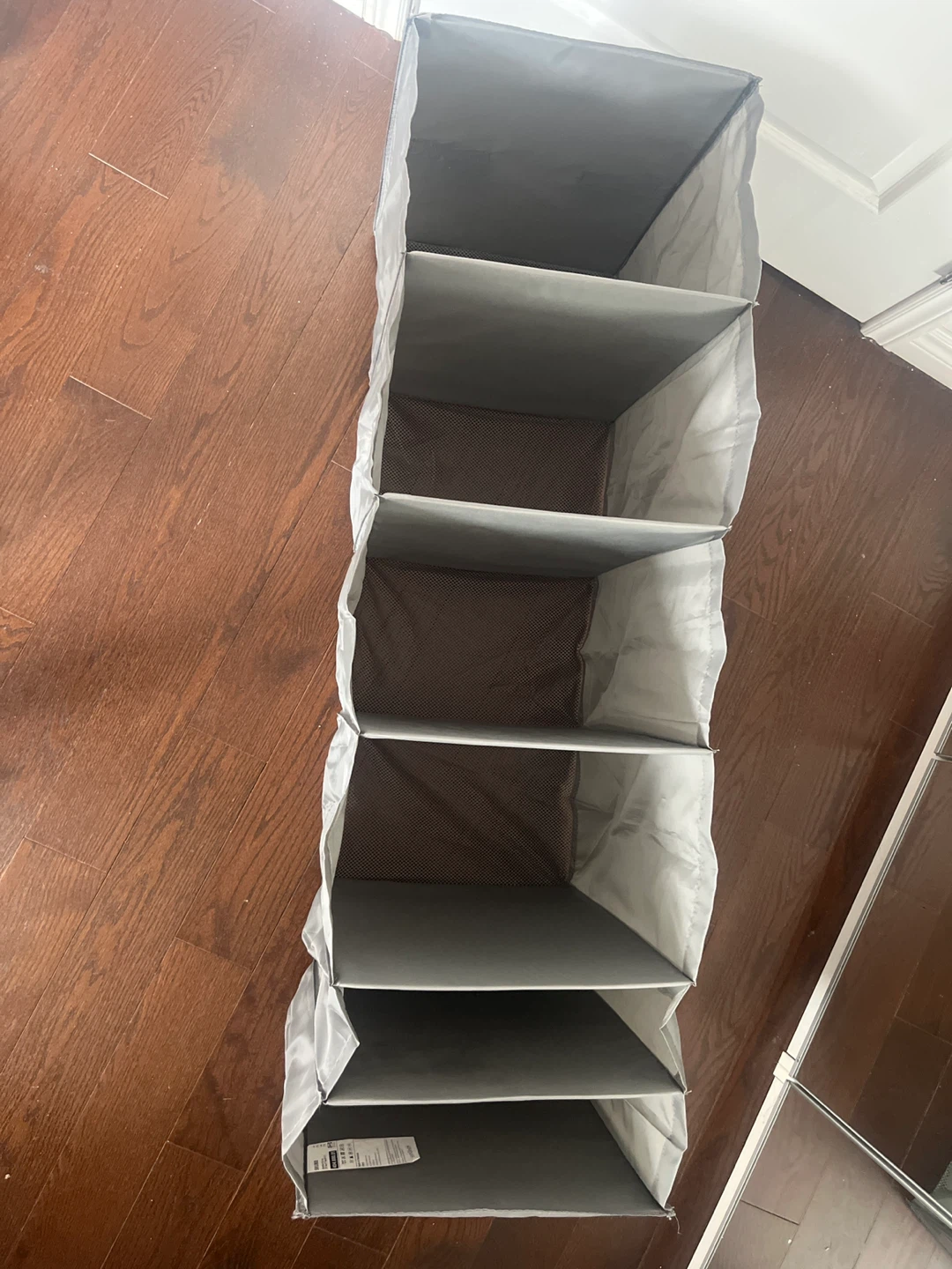 Dark Grey 6-Compartment hanging Closet Organizer - photo 3
