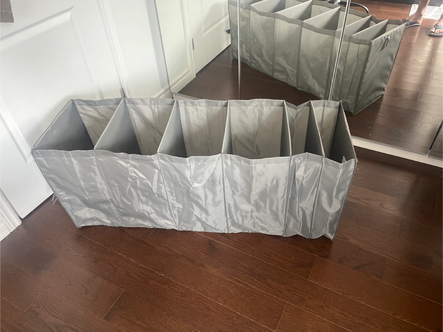 Dark Grey 6-Compartment hanging Closet Organizer - photo 2