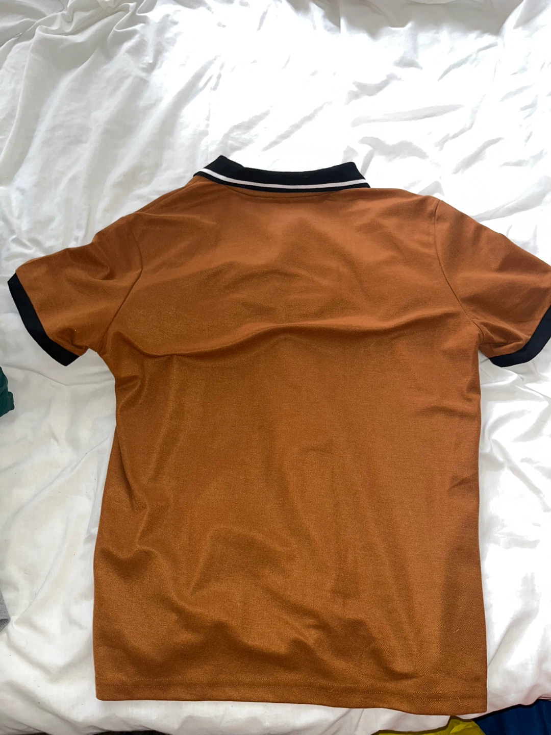 Sz L Shein Men's Brown Polo Shirt - photo 3