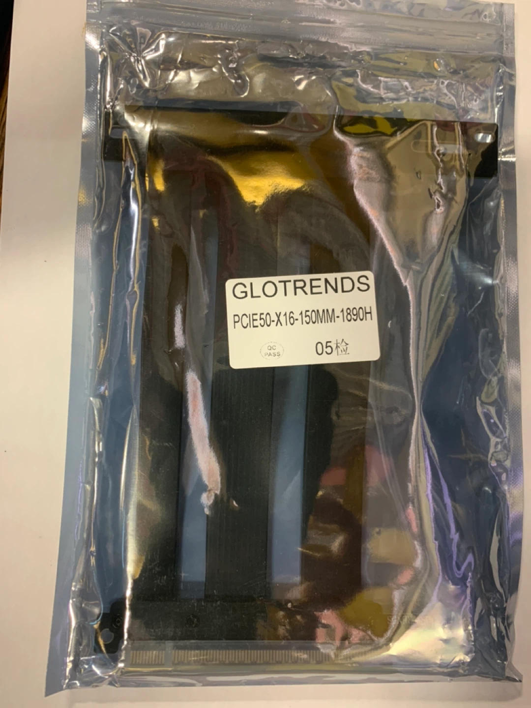 GLOTRENDS PCIe Riser Cable 150mm Black - photo 2