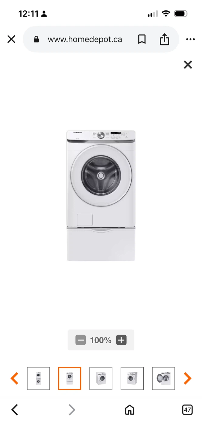 New Samsung Front Load Washing Machine - photo 3