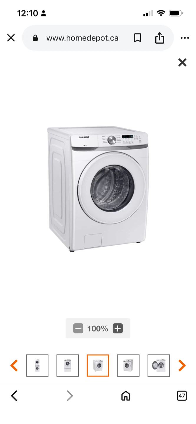 New Samsung Front Load Washing Machine - photo 2