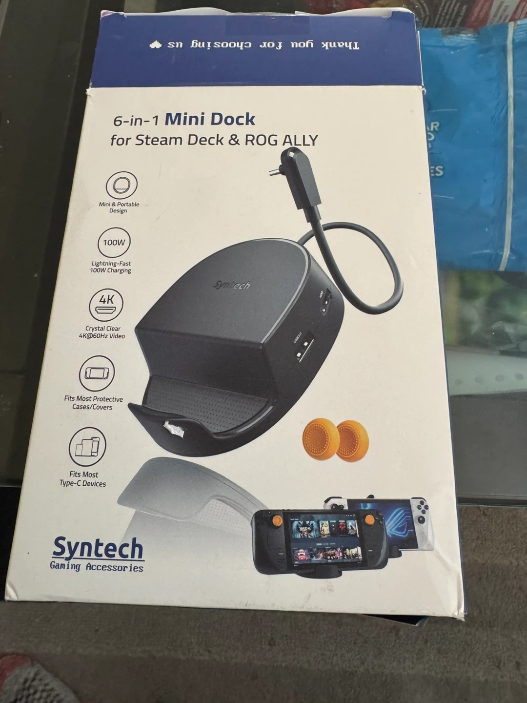 6-in-1 Mini Dock for steam deck-Rog ally