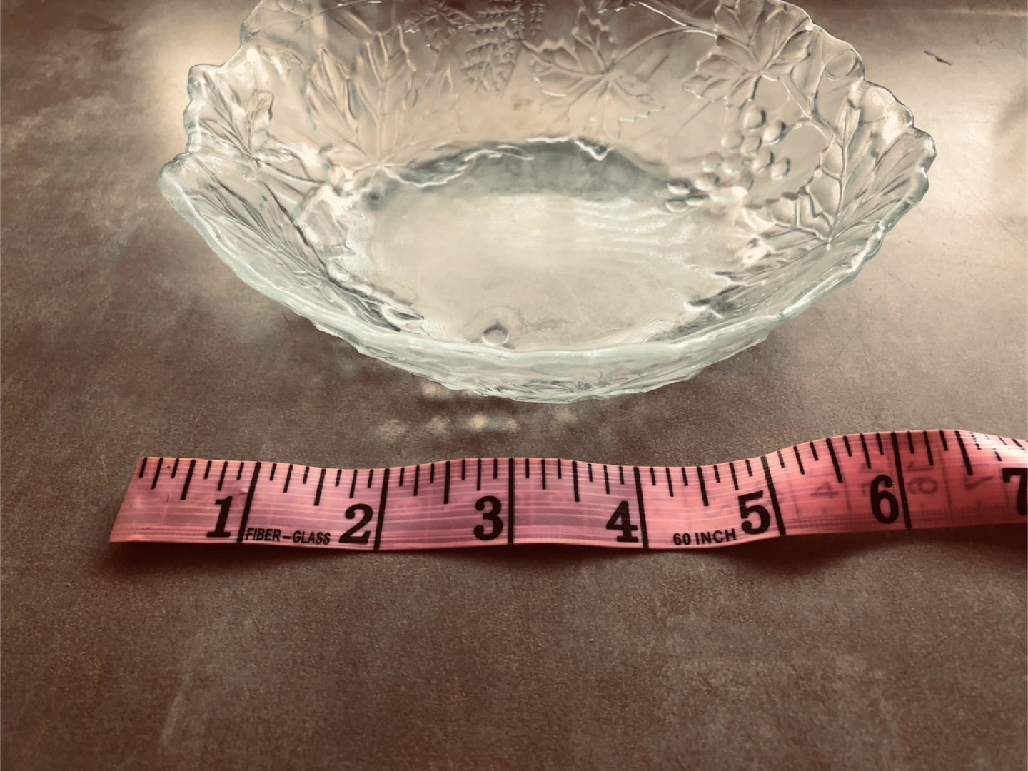 🏆 Set of 5 Clear Glass Dessert Bowls with Leaf Design - photo 2