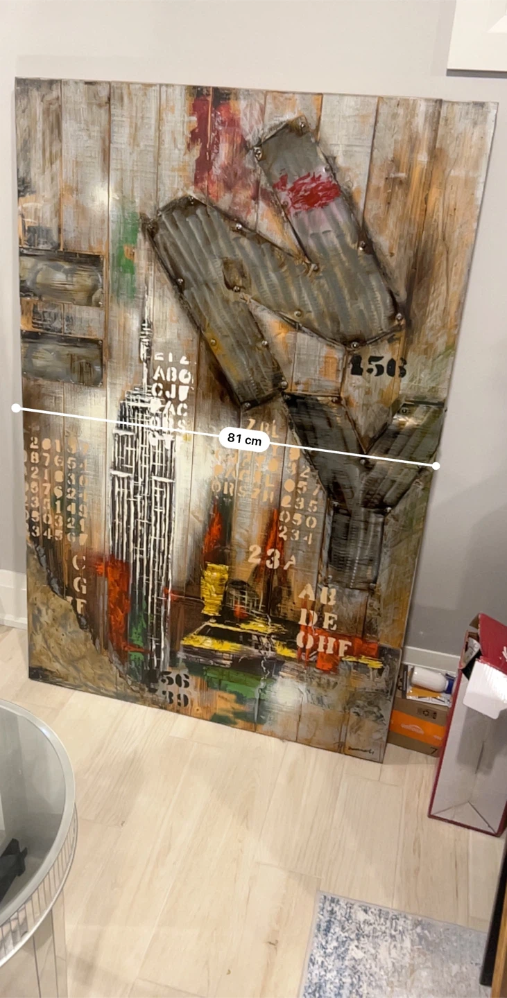 Large New York City Skyline Artwork