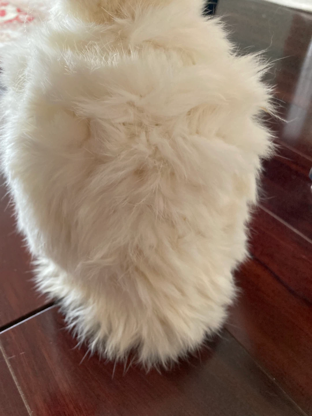 White rabbit Fur hat - photo 3
