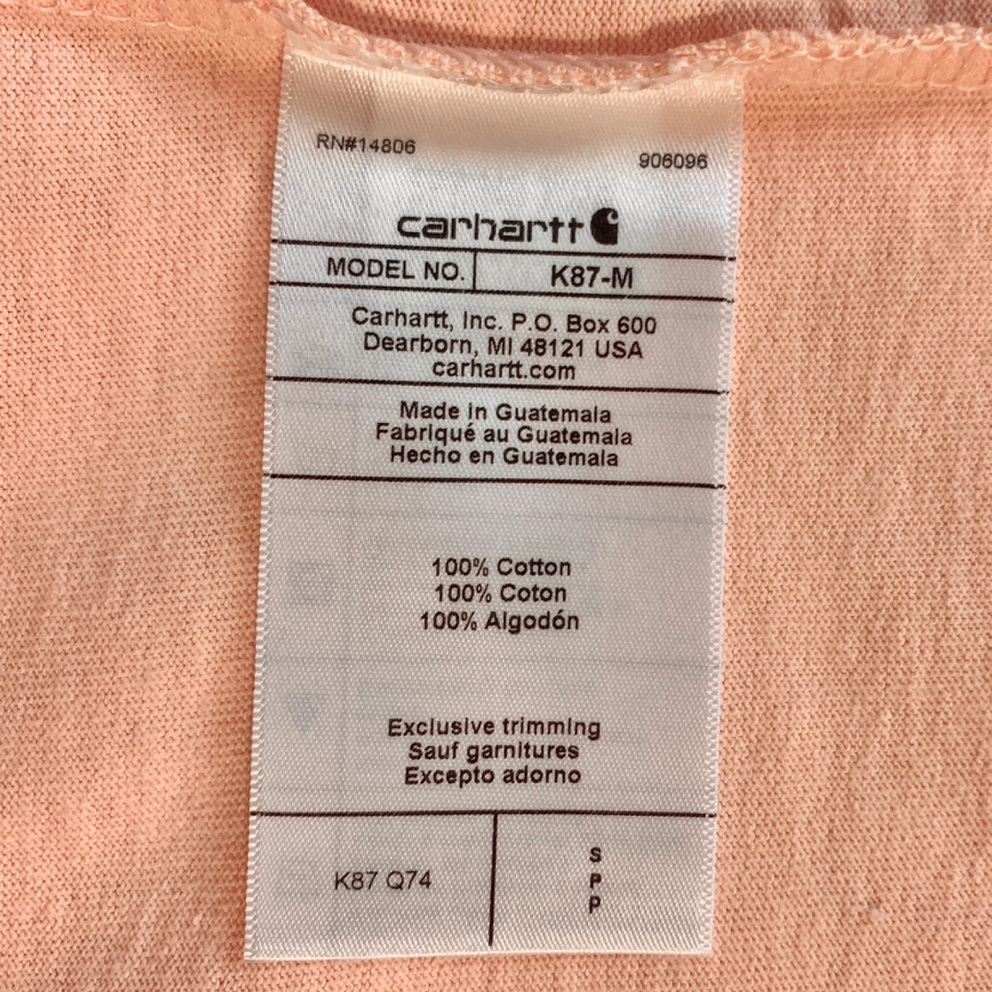 Carhartt Mens Pocket T-Shirt Loose Fit Short Sleeve Tee NEW - photo 5