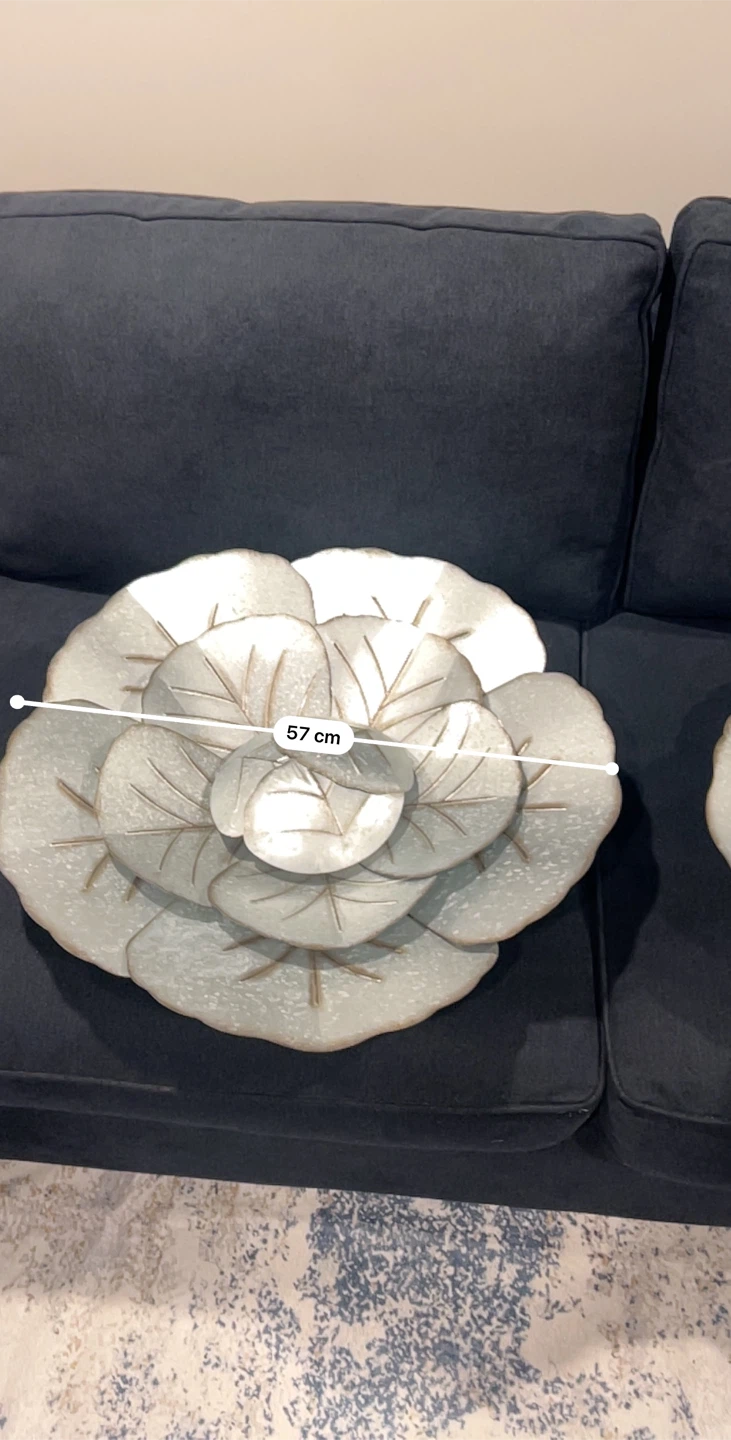 Metal Flower Wall Art Decor - photo 2