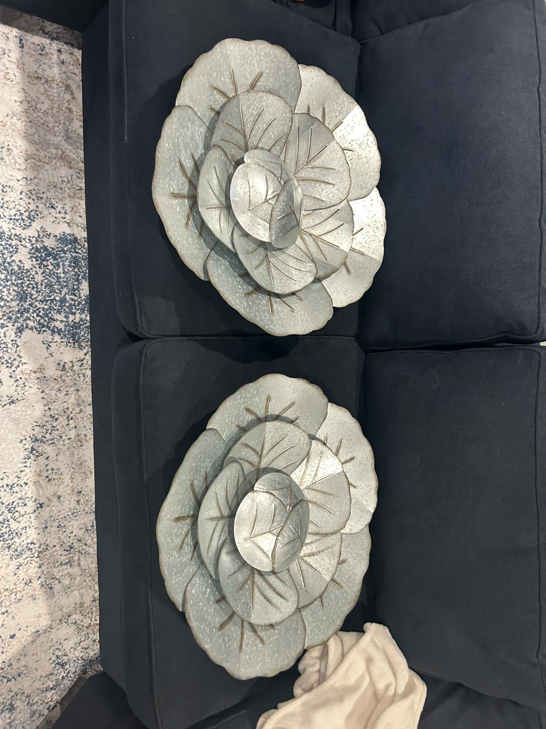 Metal Flower Wall Art Decor