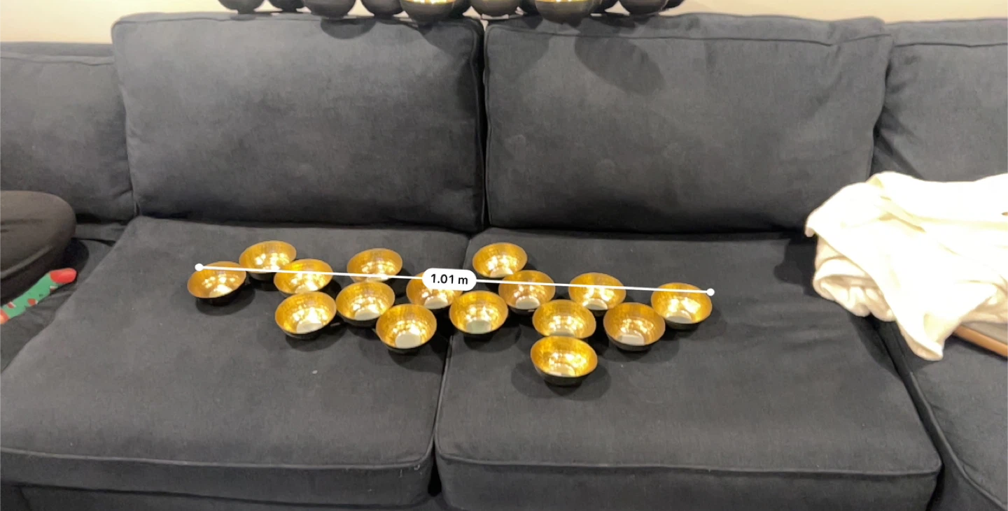 Set of 21 Gold Votive Candle Holders
