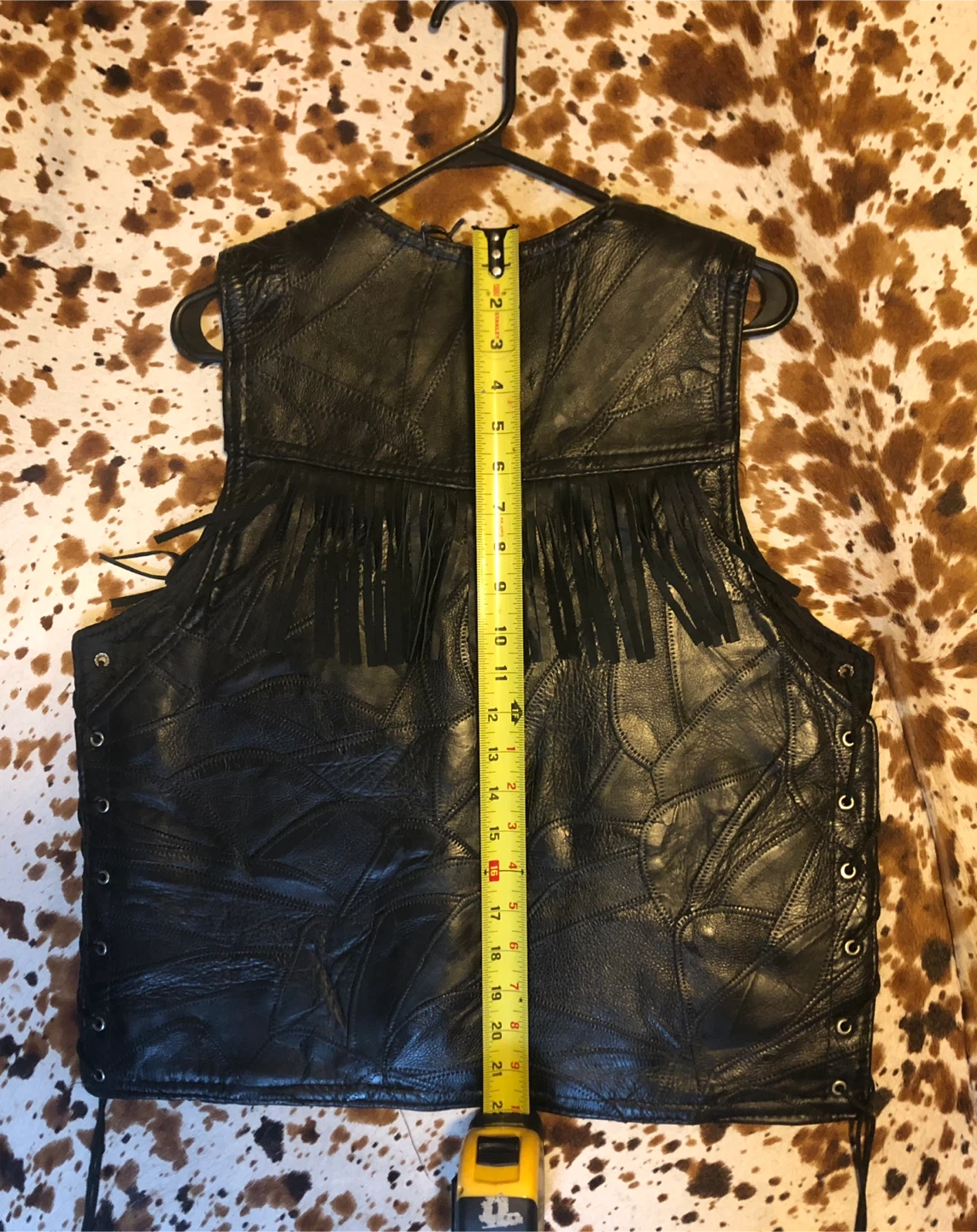 Genuine Buffalo Leather Vest - photo 4