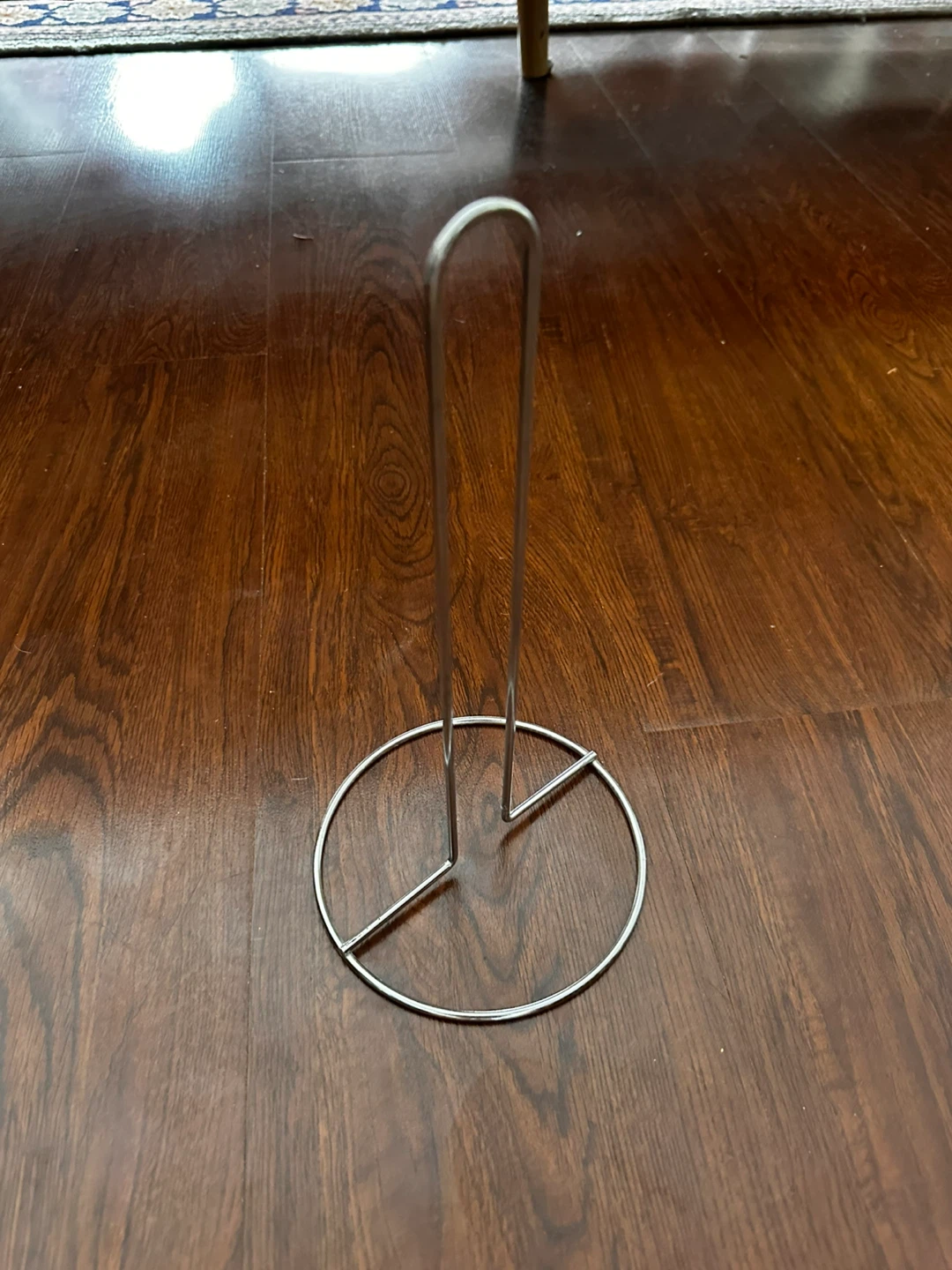 Silver Metal Paper Towel Holder