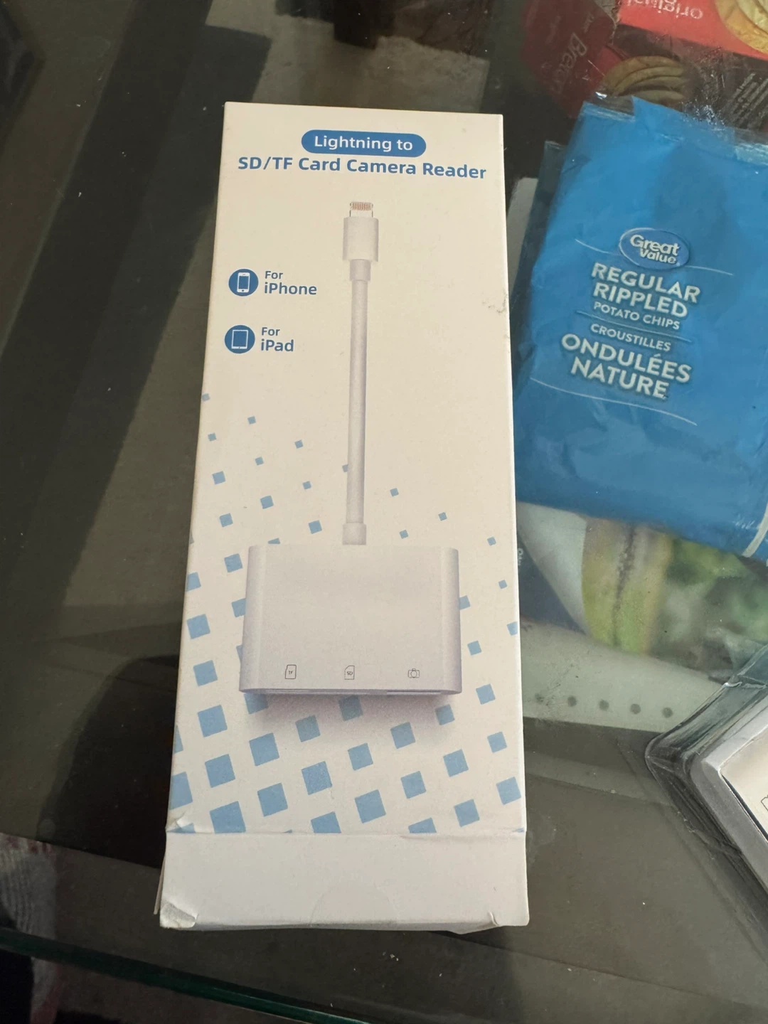 Lightning to SD/TF Card Camera Reader for iPhone/iPad