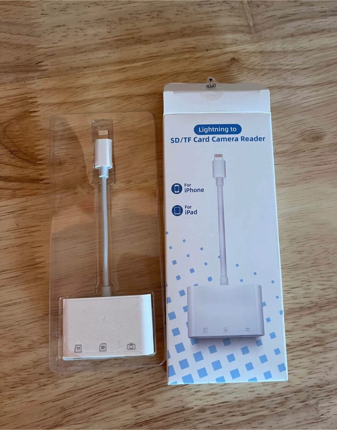 Lightning to SD/TF Card Camera Reader for iPhone/iPad - photo 2