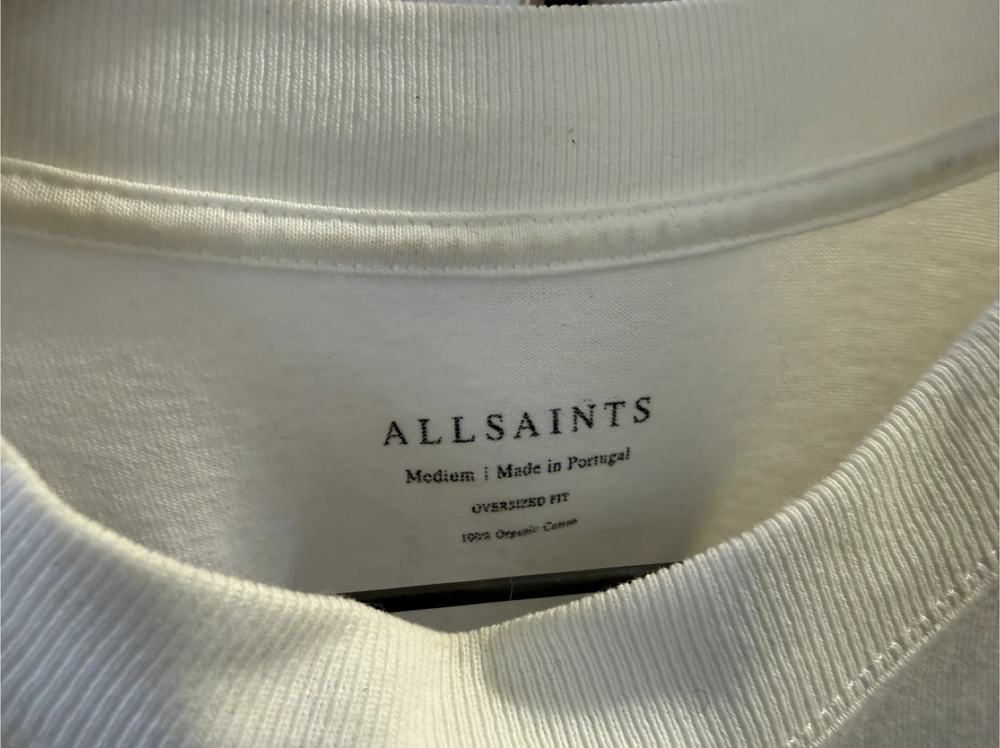 ALLSAINTS Oversized Fit T-Shirt - Medium - White - photo 2