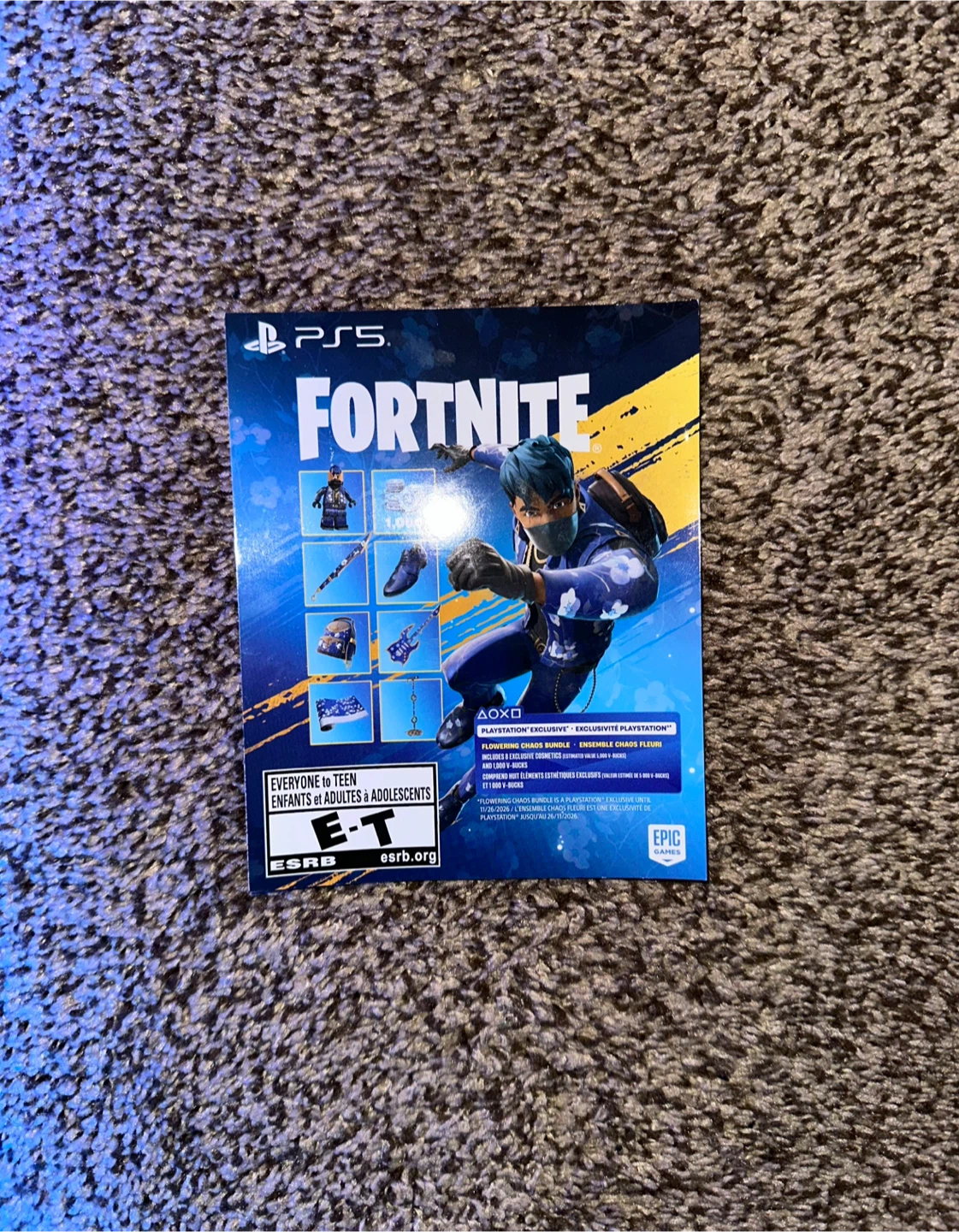 Fortnite PS5 Digital Code - Flowering Chaos Bundle