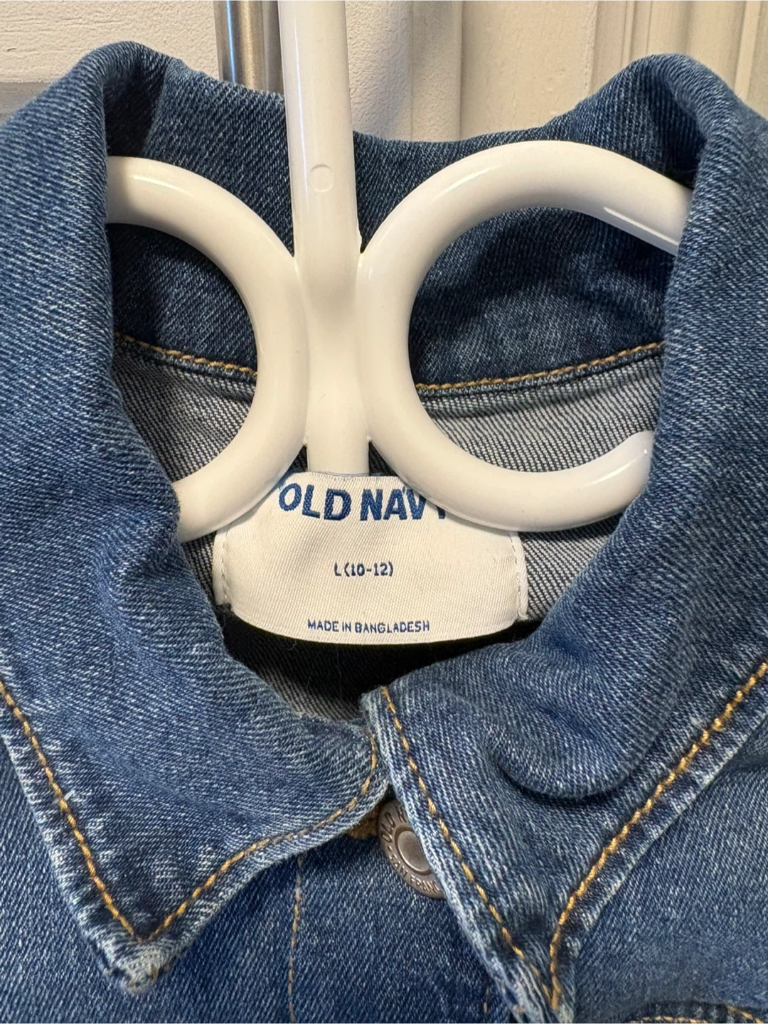 Old Navy Denim Jacket - Blue - Size by L (10-12) - photo 2