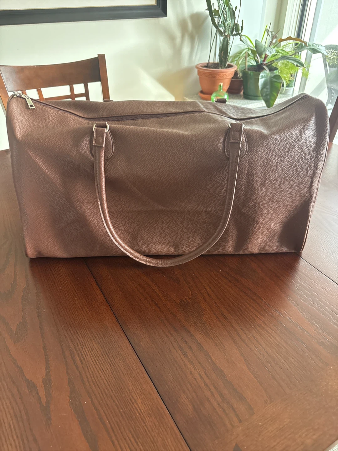 Rugged Ridge Brown Faux Leather Duffle Bag - photo 3