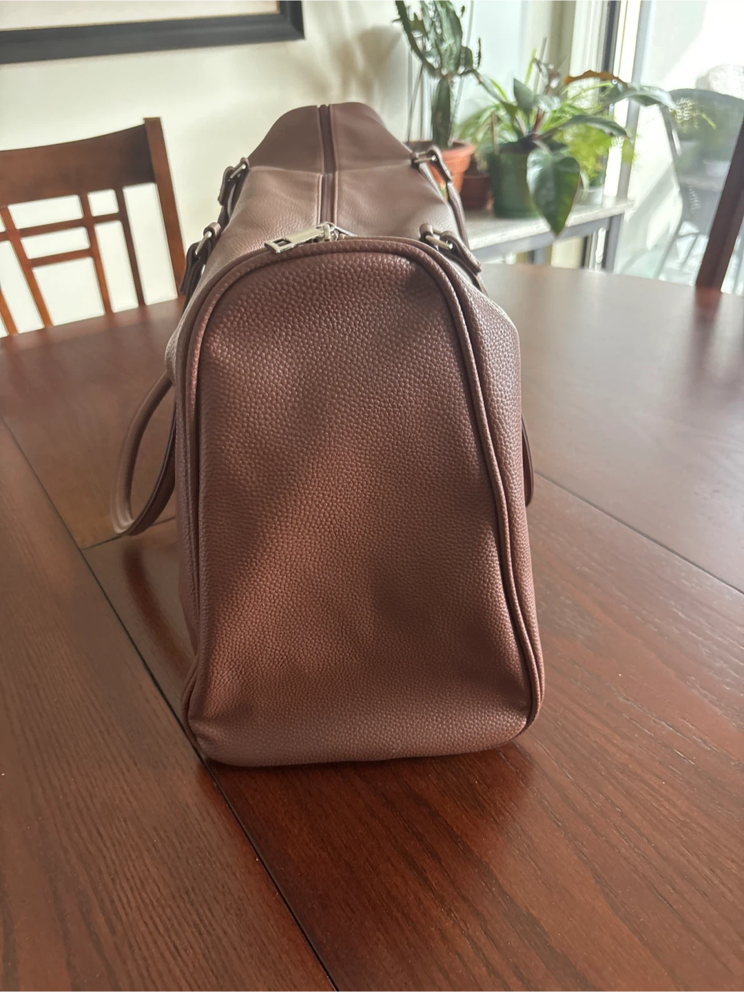 Rugged Ridge Brown Faux Leather Duffle Bag - photo 4