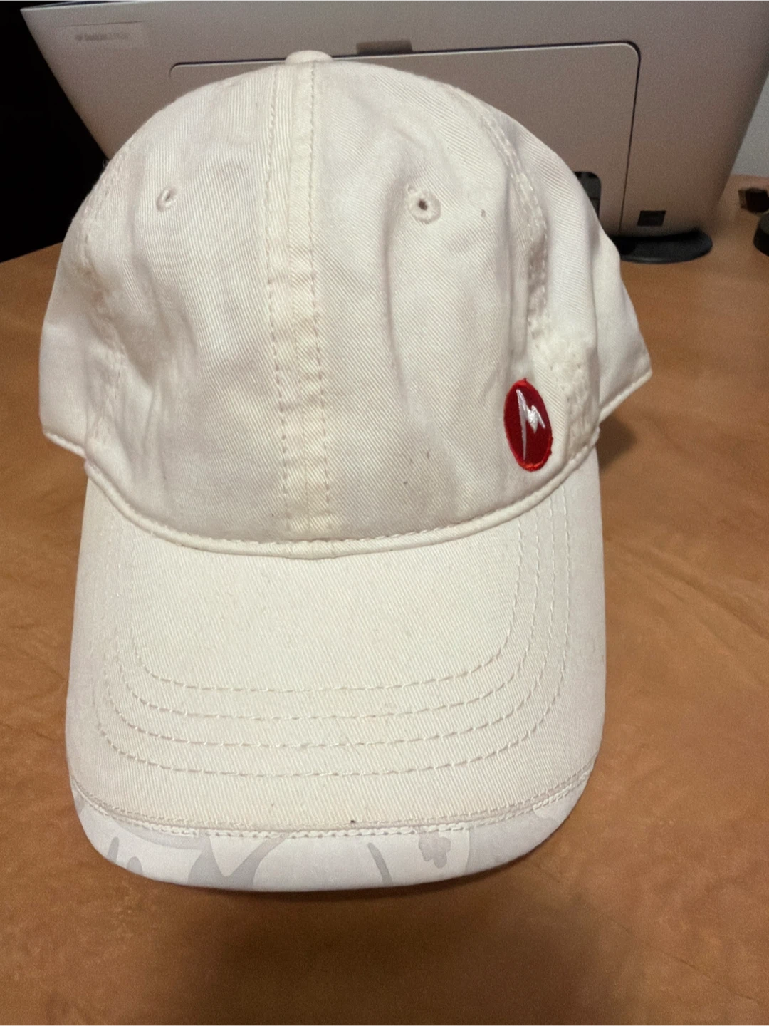 Marmot White Baseball Cap