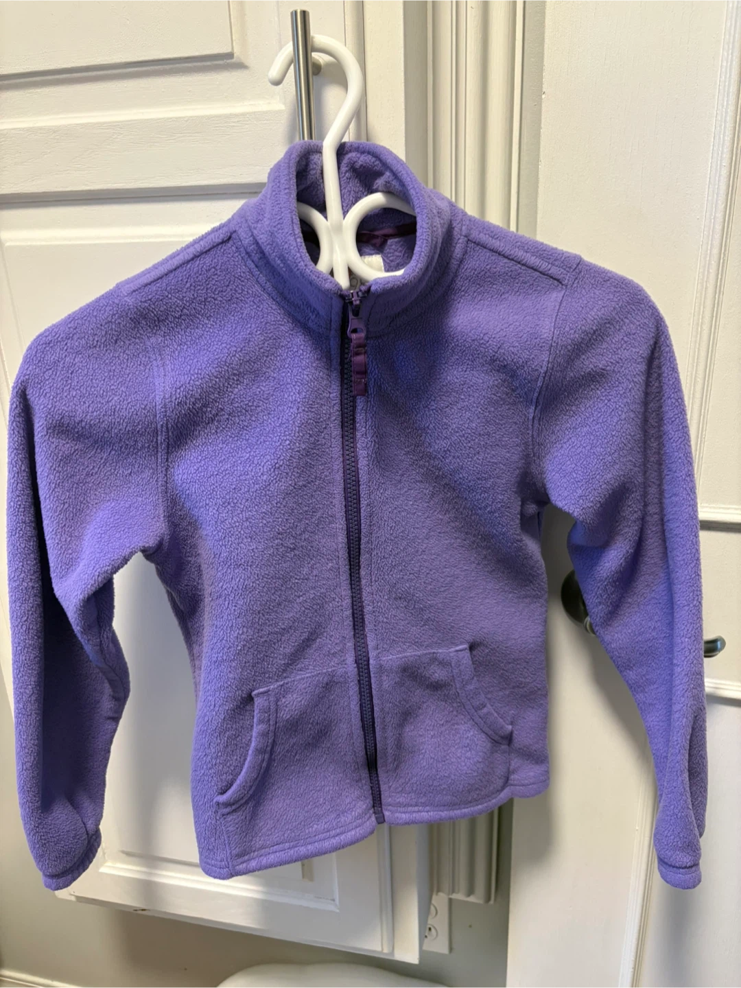 The Children's Place Fleece Jacket Purple M/M 7/8
