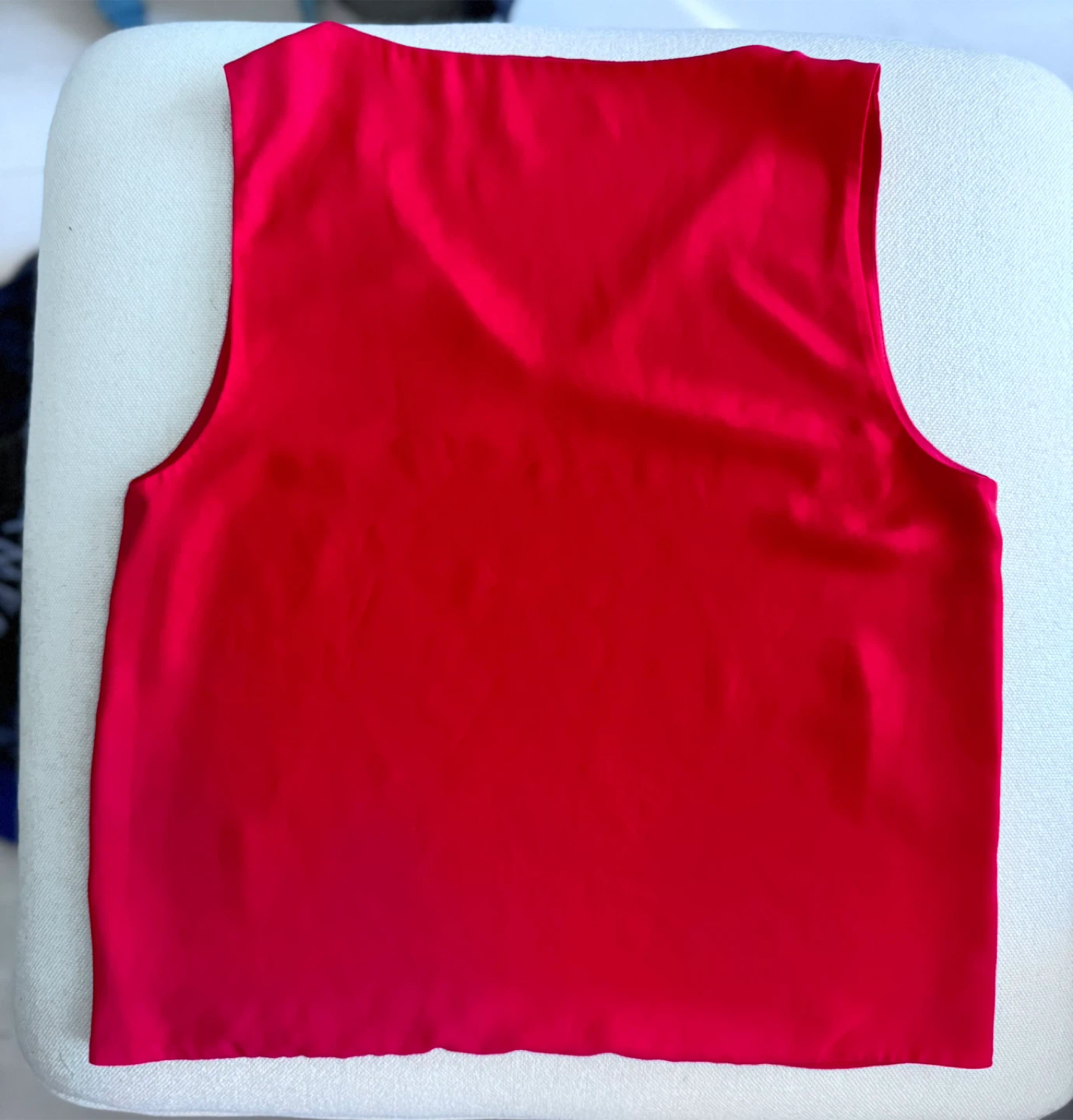 Babaton Red V-Neck Sleeveless Top - photo 2