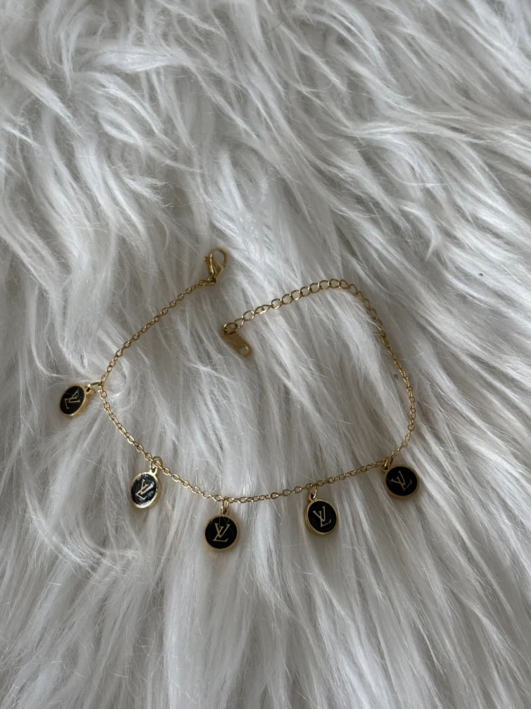 Gold-plated tone Bracelet with Charms - photo 2