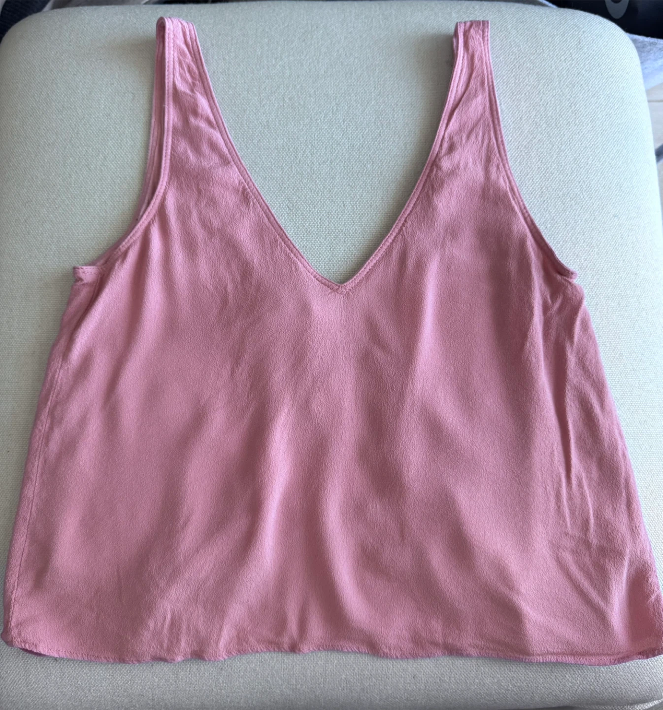 Aritzia V-Neck Tank Top with Tie Back