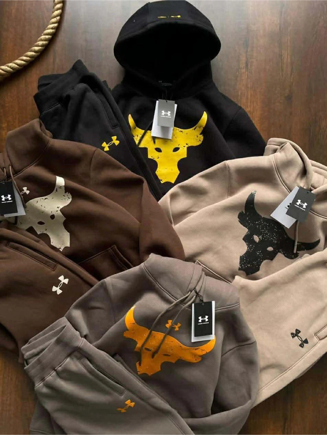 Under Armour Project Rock Hoodie and Jogger Set
