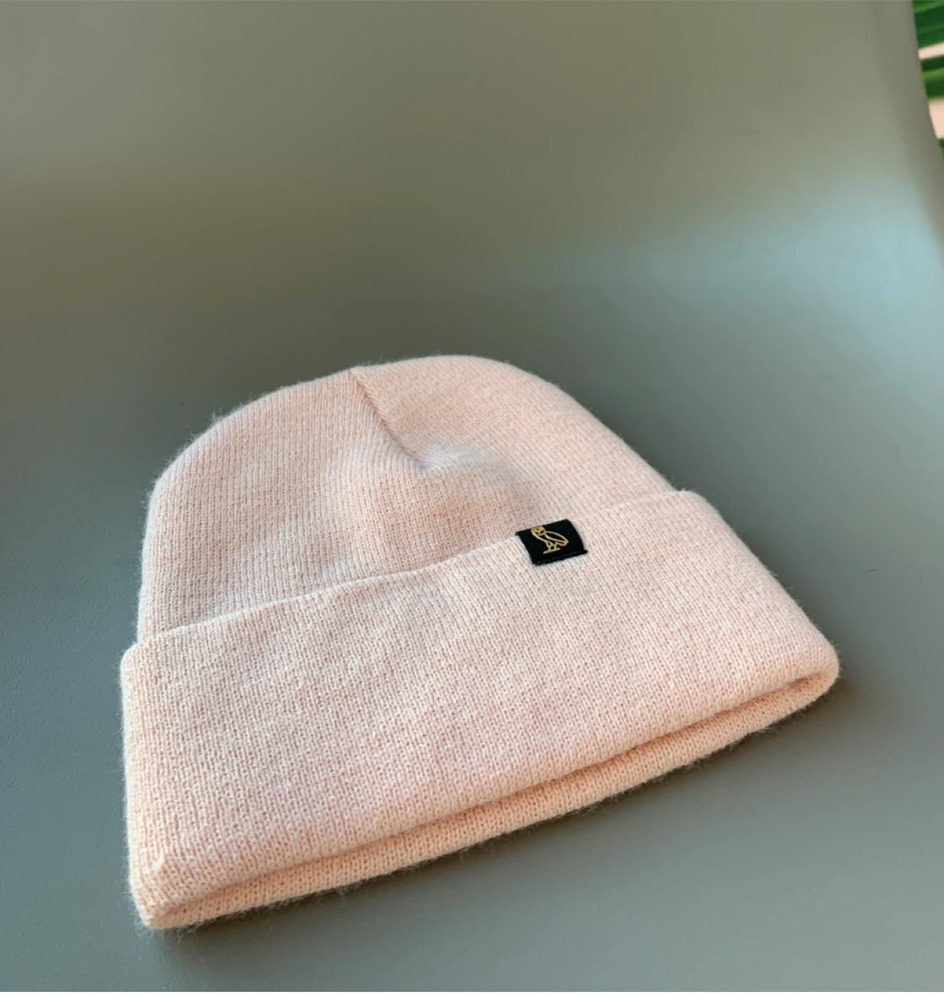 OVO Owl Logo Beanie - Pink/ NEVER WORN