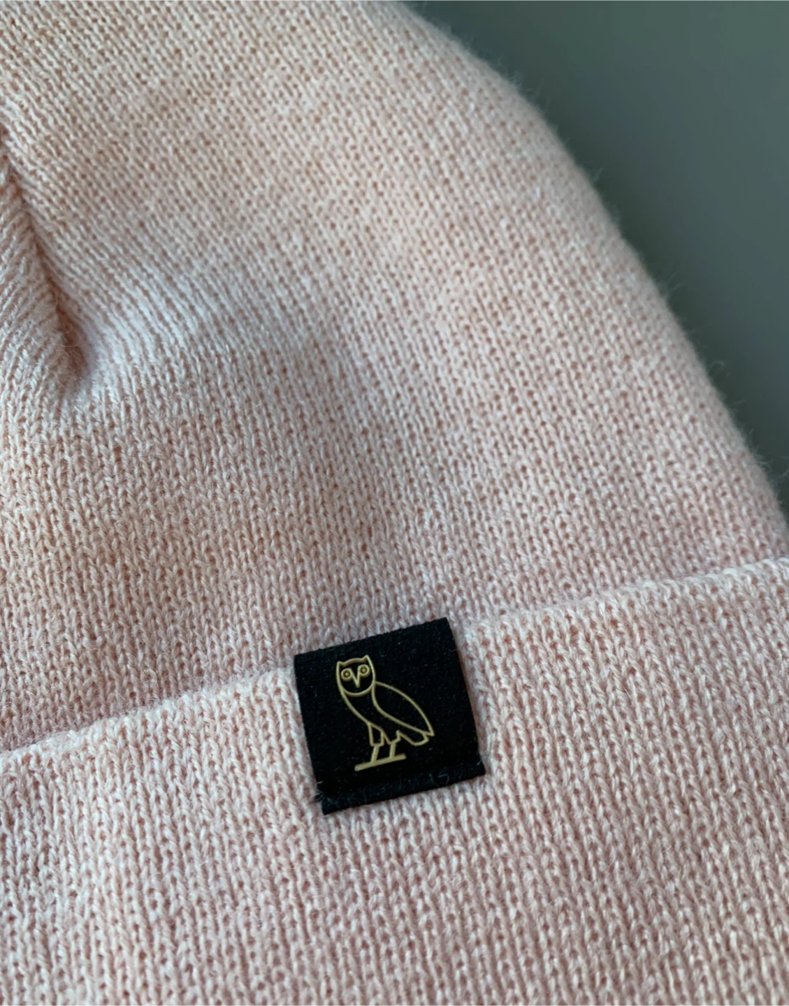 OVO Owl Logo Beanie - Pink/ NEVER WORN - photo 2