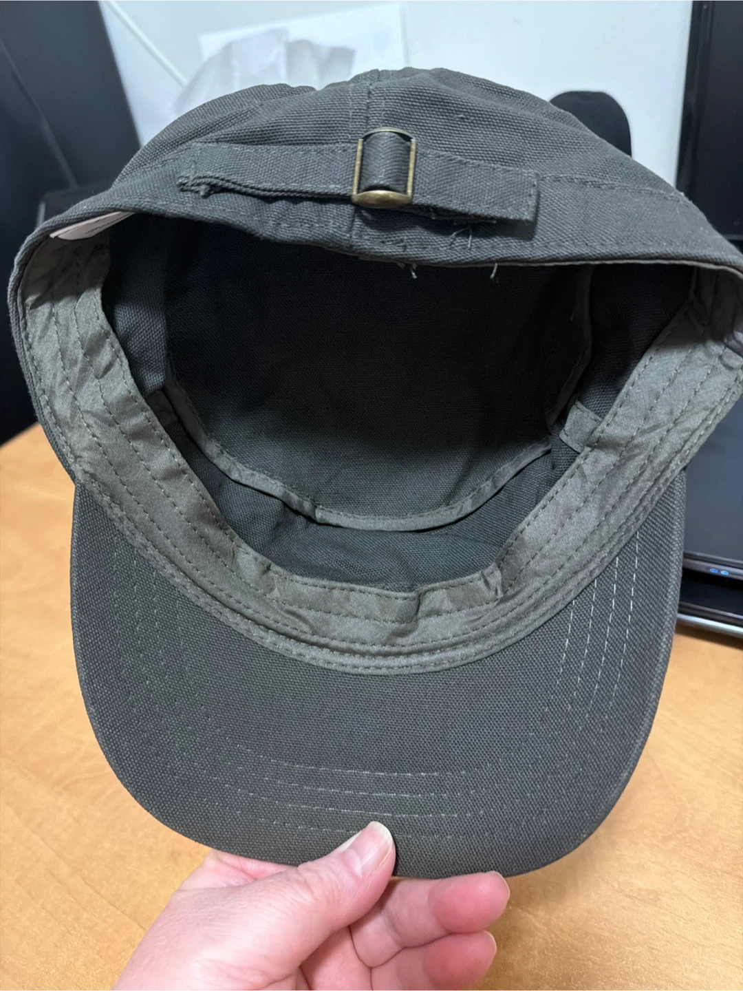 Black Cotton Military Style Cap - photo 2