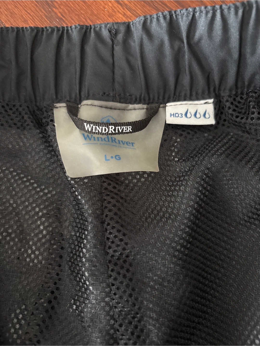 Wind River Black Nylon Pants - Size L - photo 5