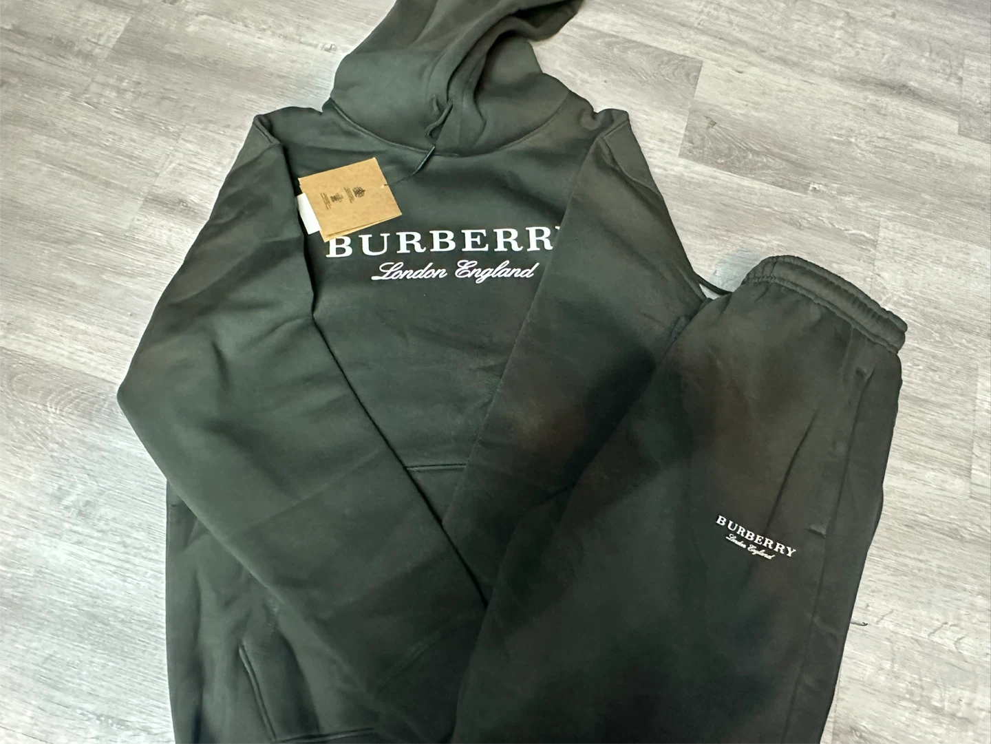 Burberry London England Fleece Cotton Track Suit - photo 3