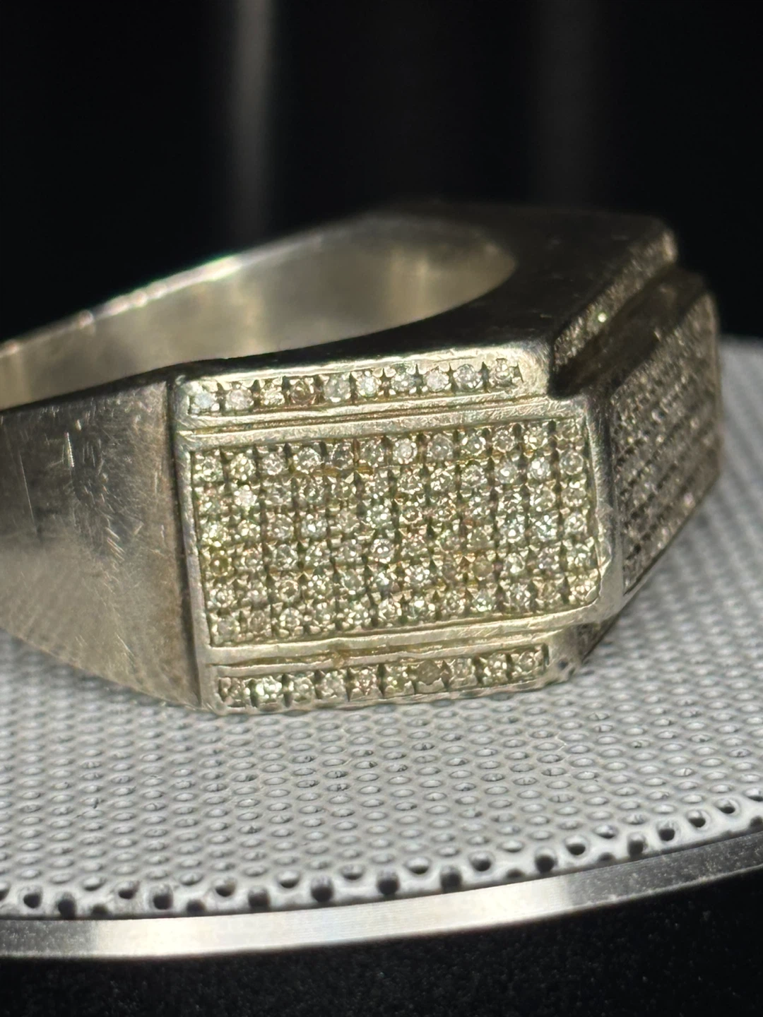 Silver/Diamond Ring - photo 2