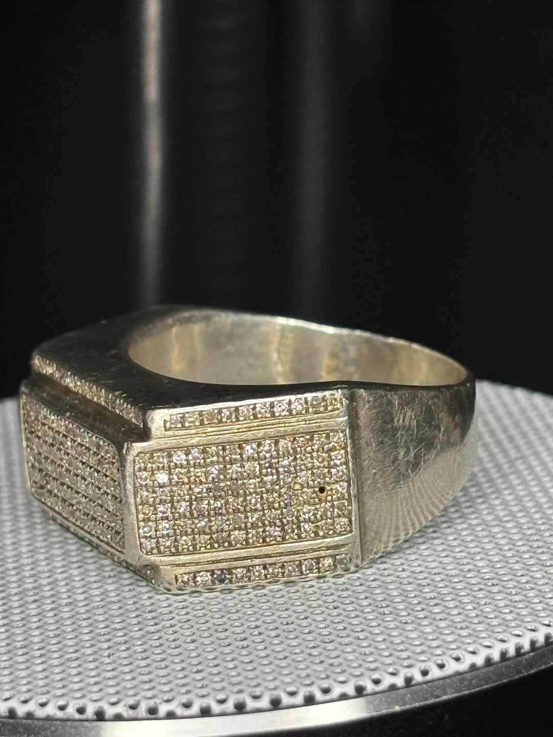 Silver/Diamond Ring - photo 3