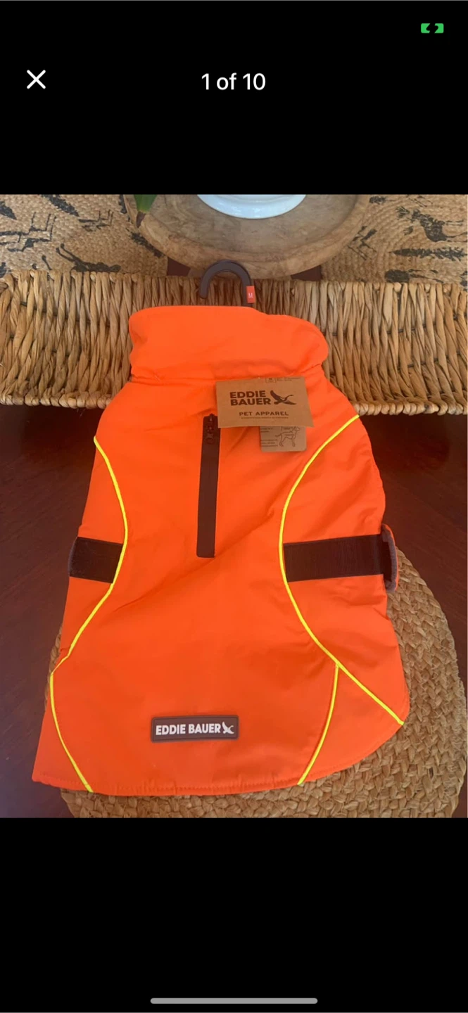 Eddie Bauer Pet Apparel Orange Dog Vest