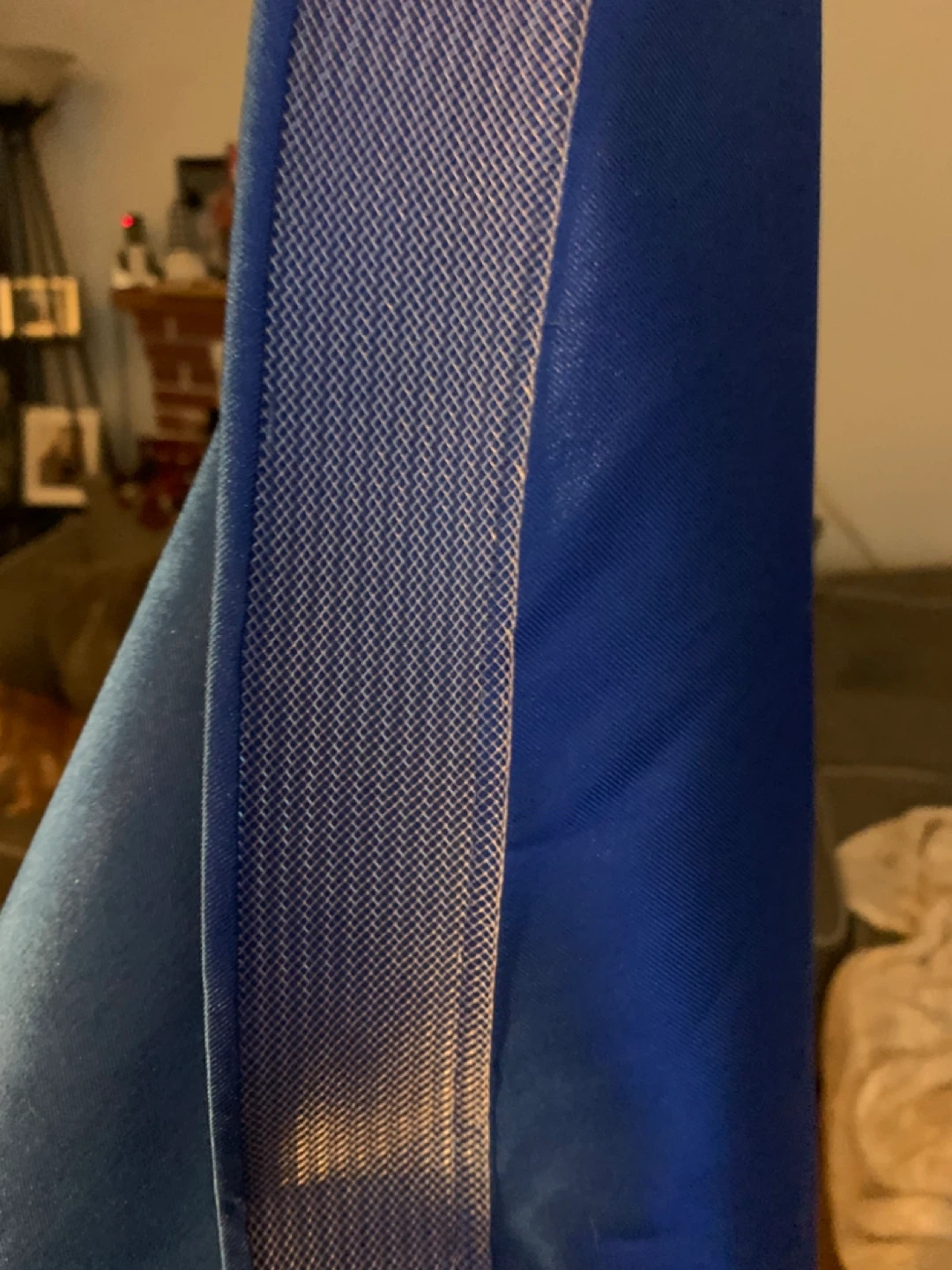 Royal Blue Prom Dress with Lace Detail and Pockets - photo 4