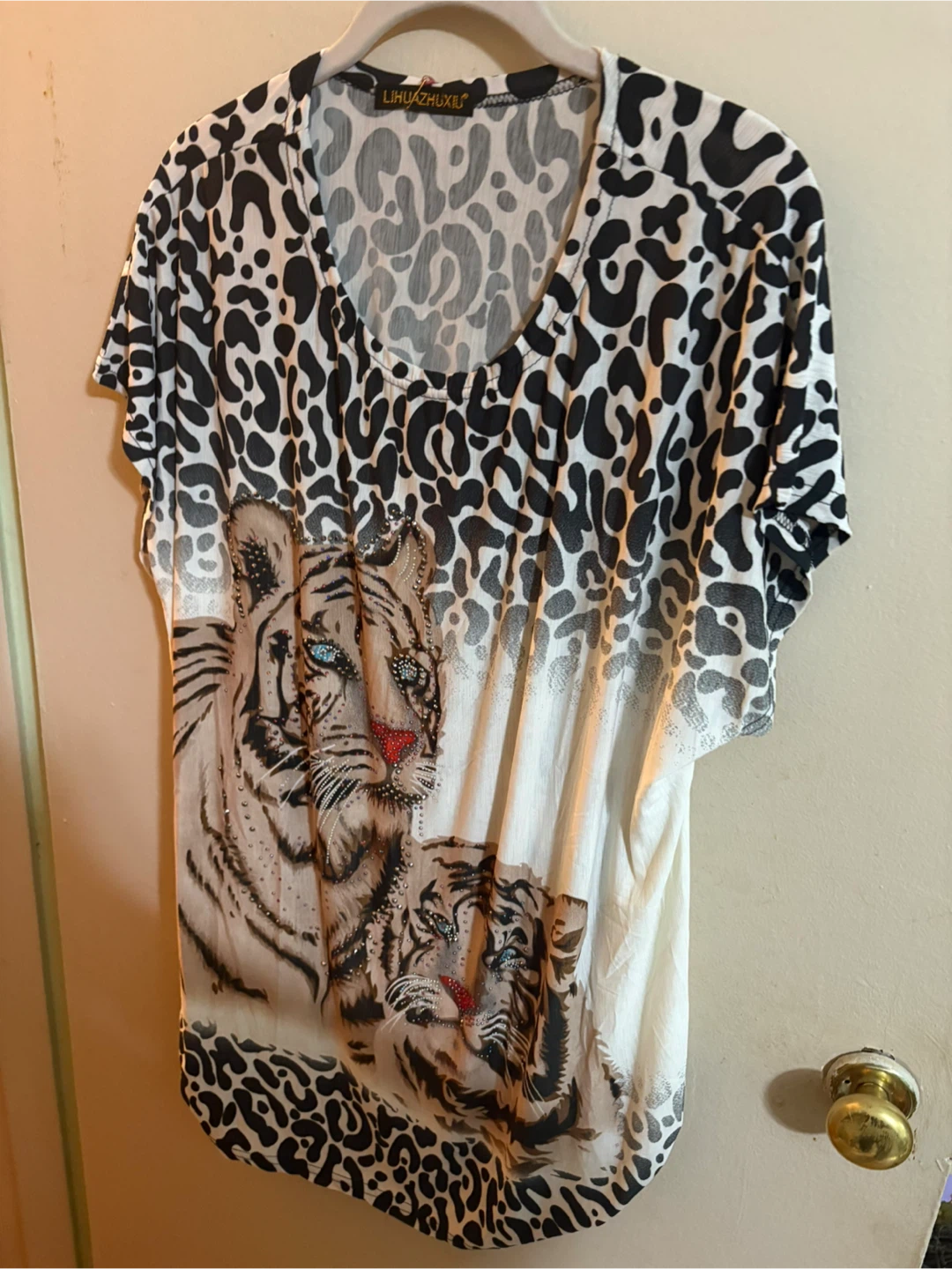 Women's Tiger Print Blouse - photo 2