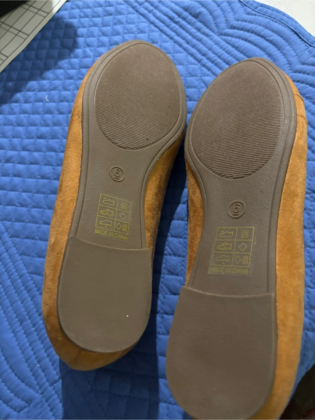 NEW- $5 Journee Collection Women's Brown Ballet Flats Size 6 - photo 3