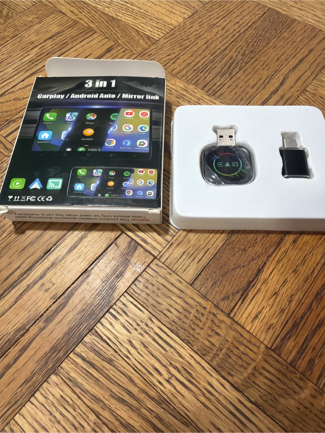 3-in-1 CarPlay / Android Auto / Mirror Link Adapter