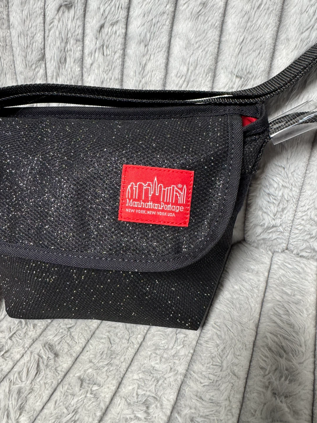 Manhattan Portage Black Glitter Crossbody Bag - photo 3