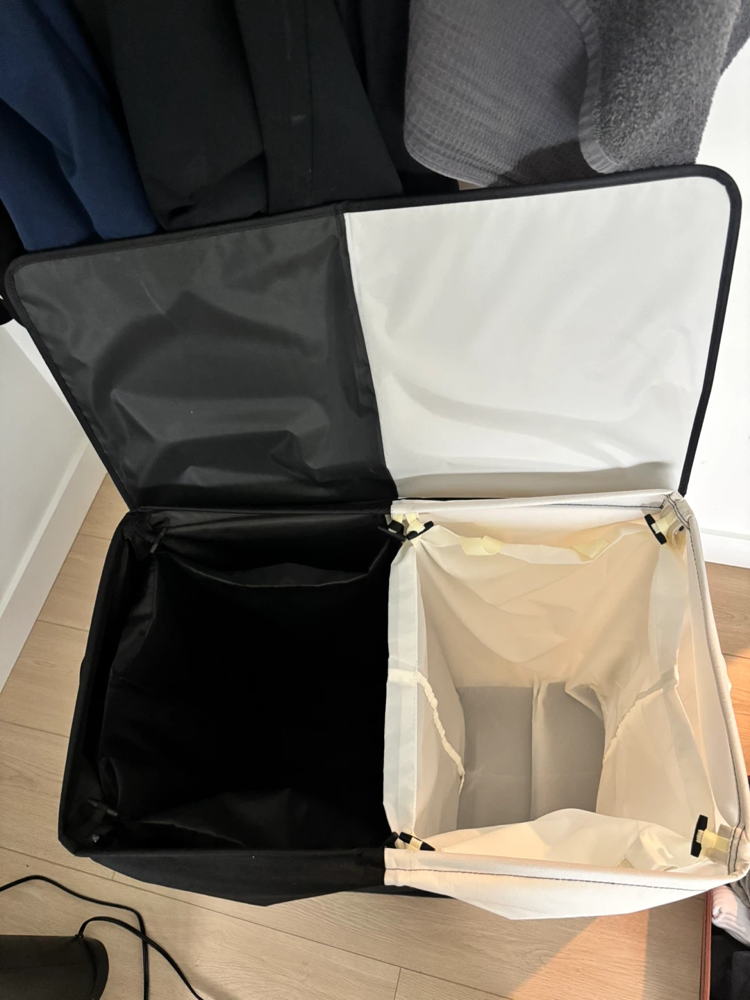 Dual Compartment Laundry Hamper - photo 2